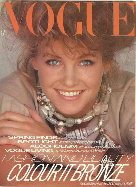 British Vogue Cover February 1981