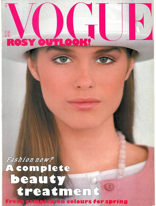 British Vogue Cover February 1983