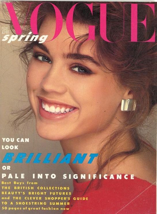 British Vogue Cover February 1984