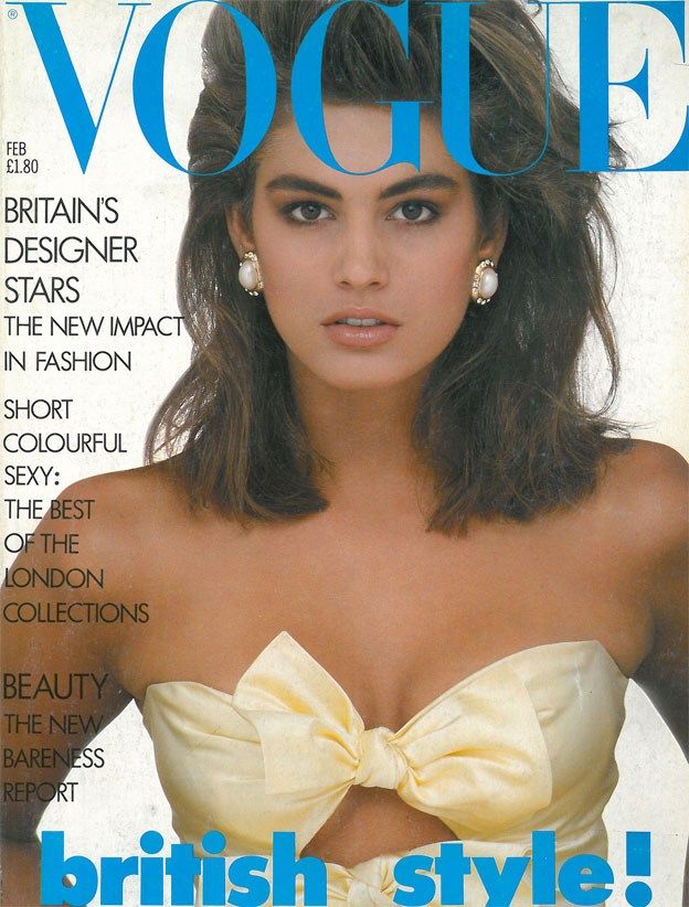 British Vogue Cover February 1987