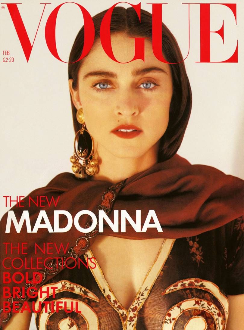 British Vogue Cover February 1989