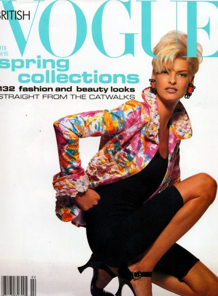 British Vogue Cover February 1991