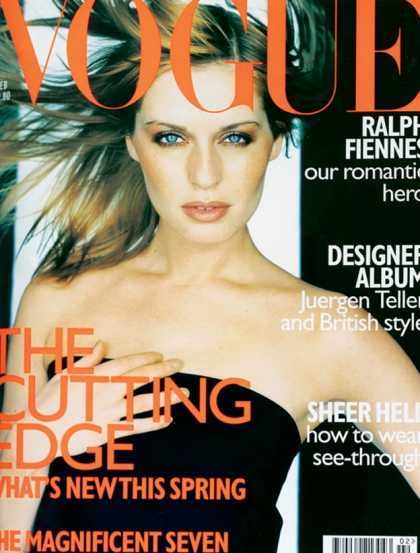 British Vogue Cover February 1997