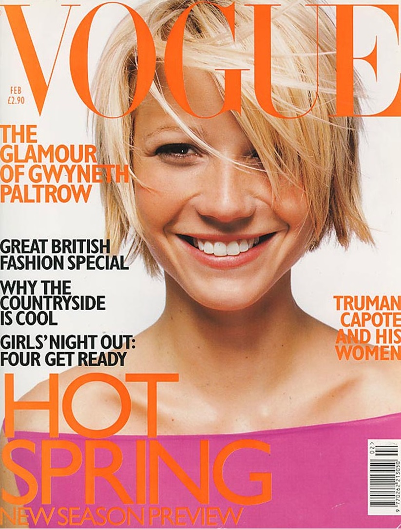 British Vogue Cover February 1998