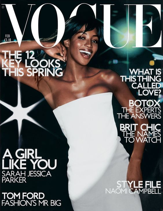 British Vogue Cover February 2001