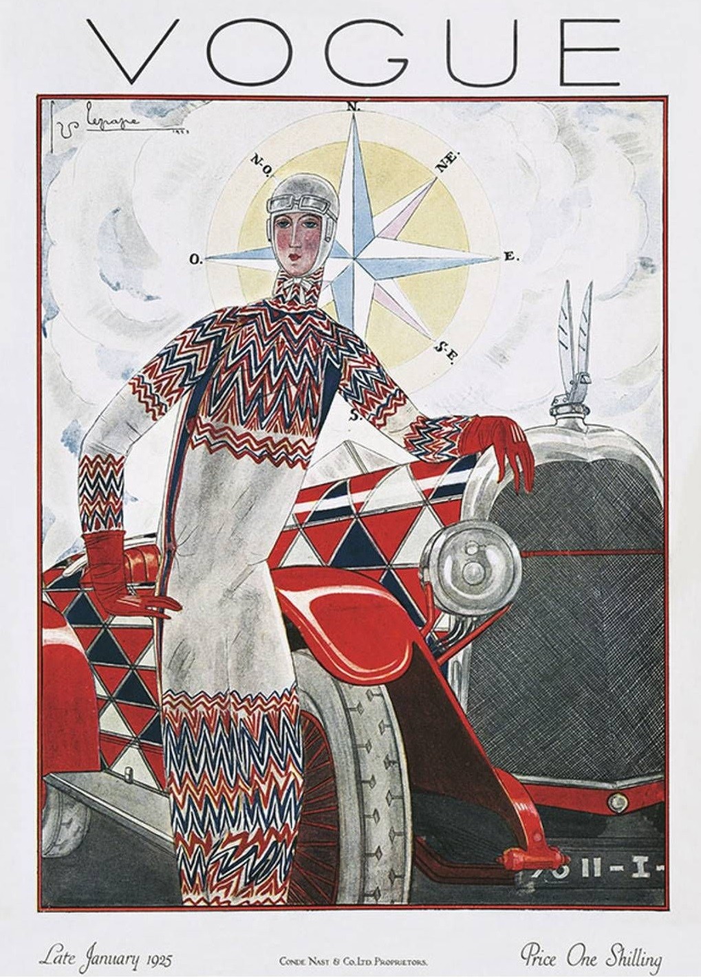 British Vogue Cover January 1925