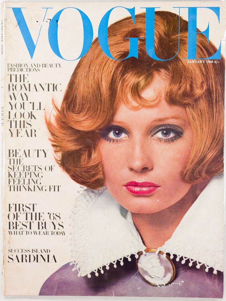 British Vogue Cover January 1968