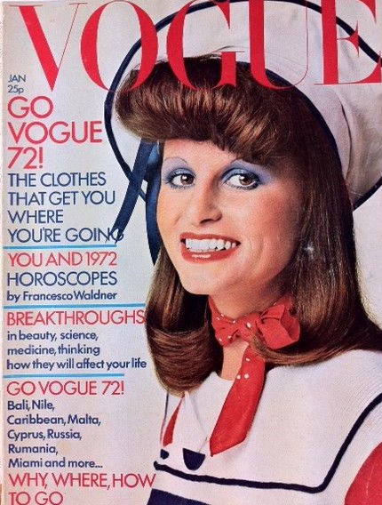 British Vogue Cover January 1972