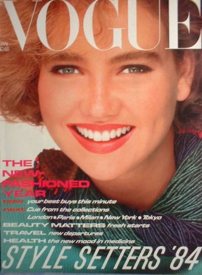 British Vogue Cover January 1984