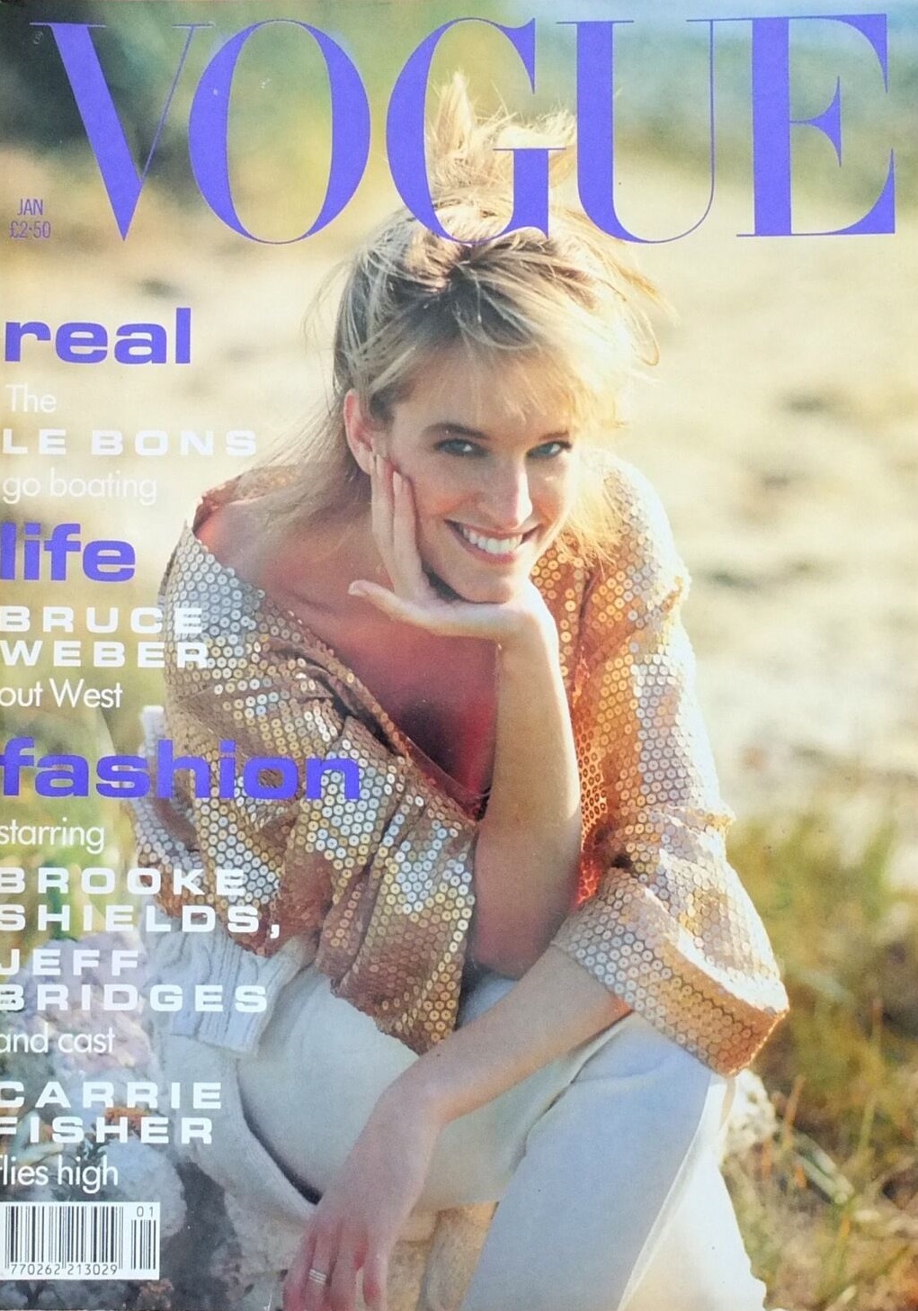 British Vogue Cover January 1991