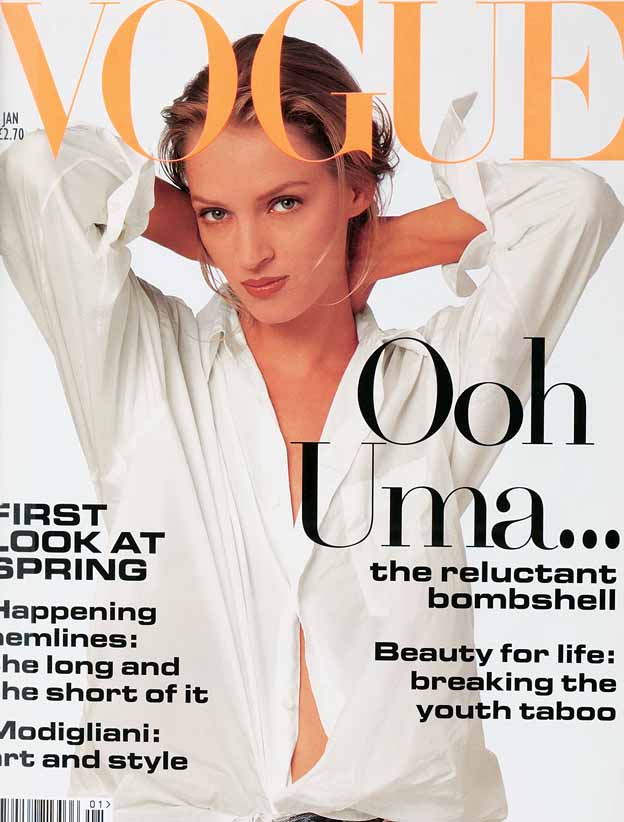 British Vogue Cover January 1994