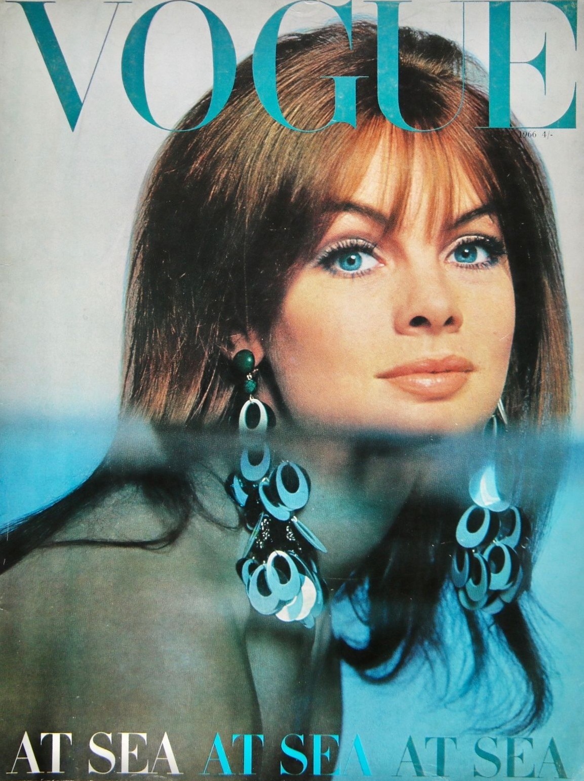 British Vogue Cover July 1966