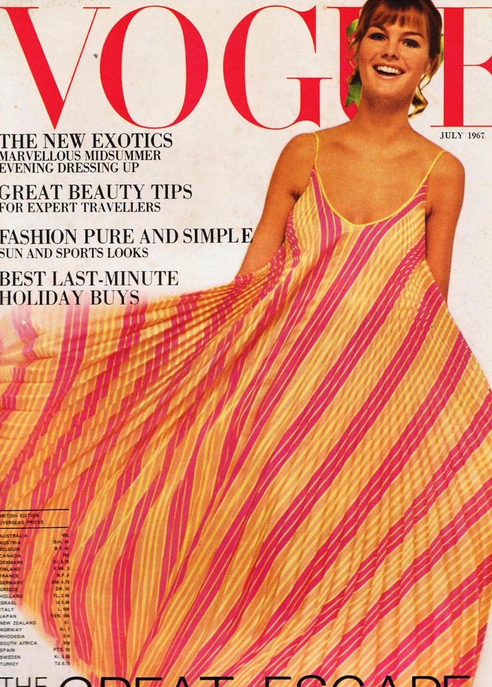 British Vogue Cover July 1967