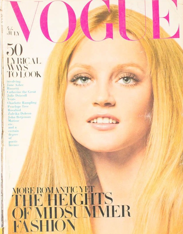 British Vogue Cover July 1968