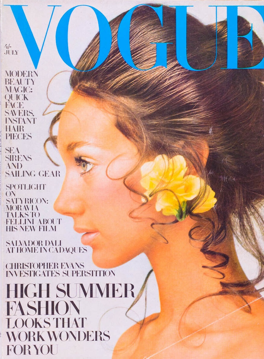 British Vogue Cover July 1969