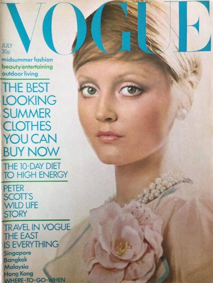 British Vogue Cover July 1972