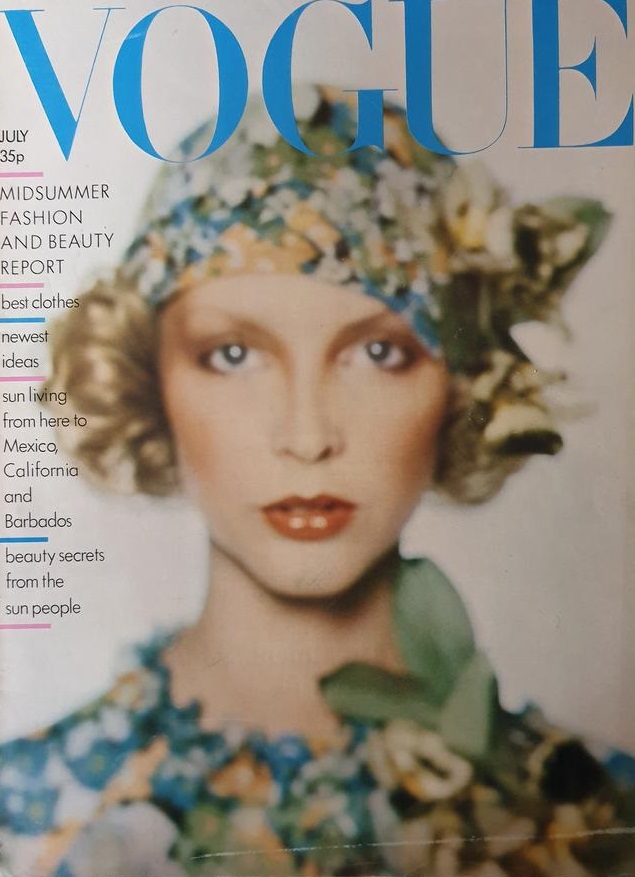 British Vogue Cover July 1974