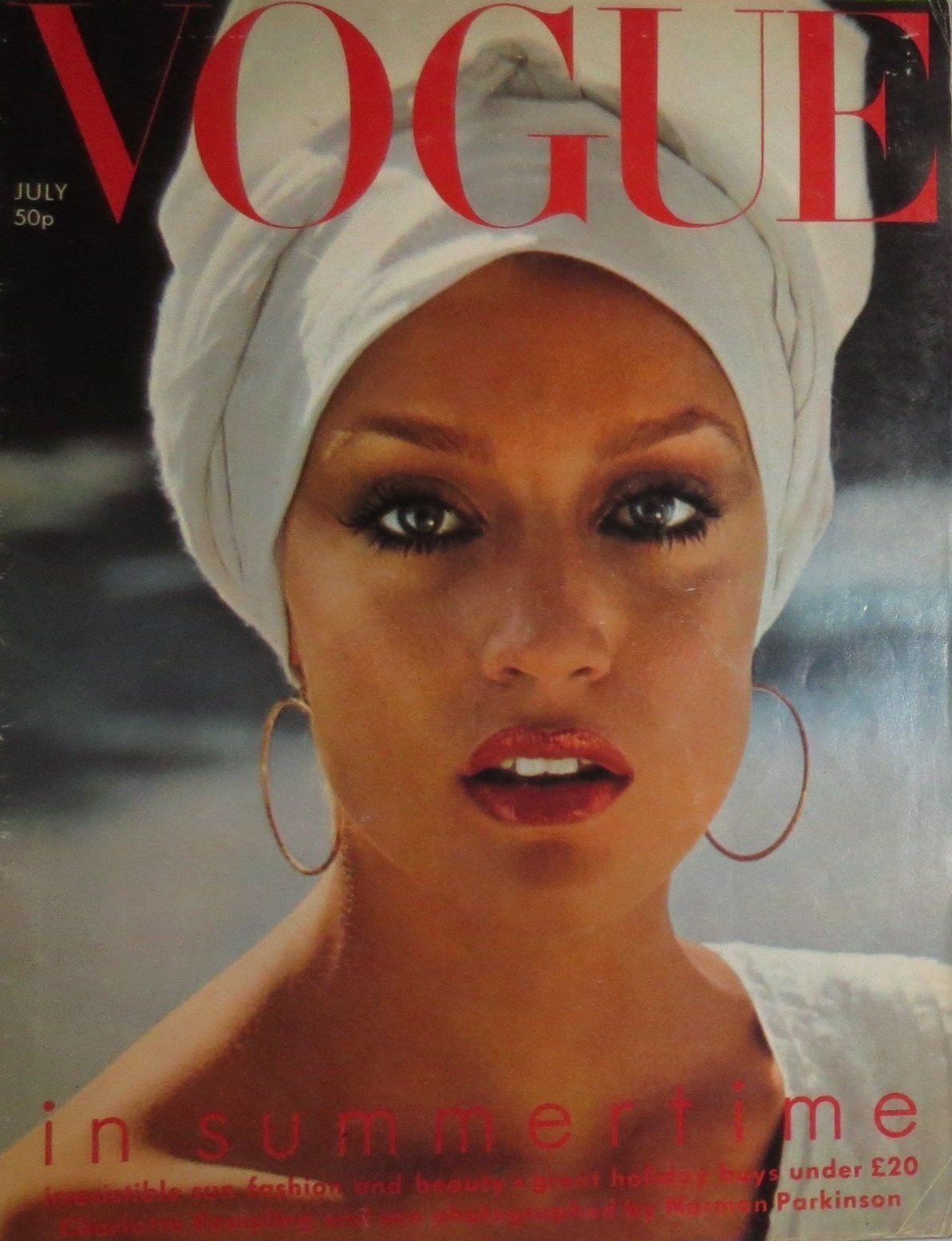 British Vogue Cover July 1975