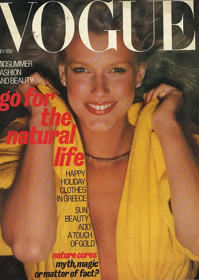 British Vogue Cover July 1977