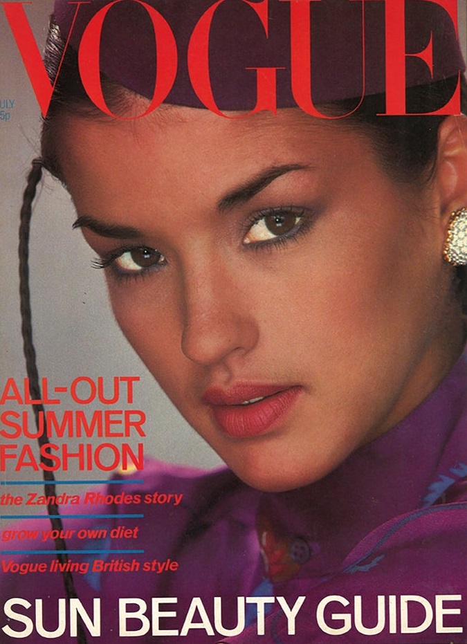 British Vogue Cover July 1978