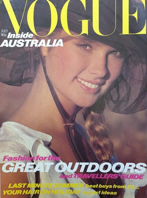 British Vogue Cover July 1980