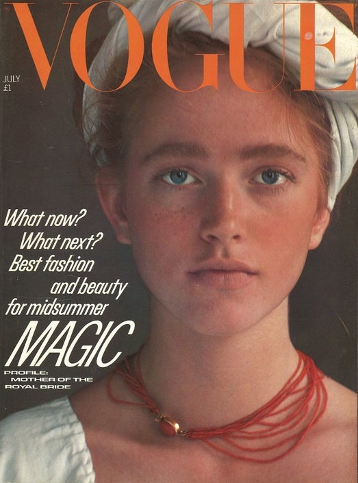 British Vogue Cover July 1981