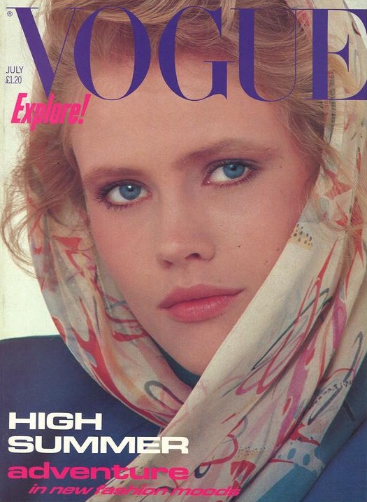 British Vogue Cover July 1982