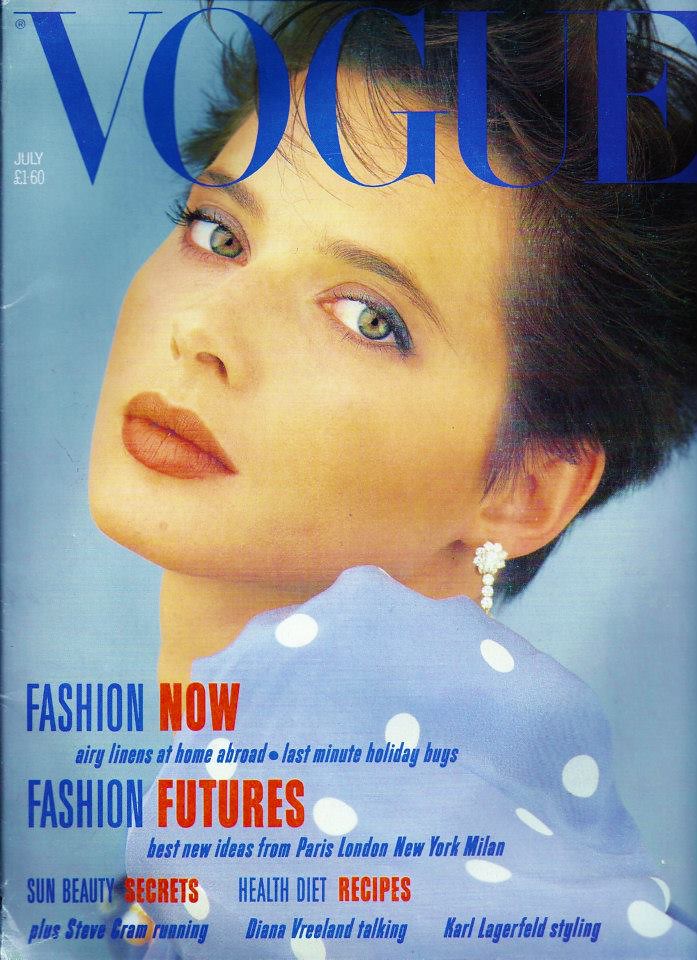 British Vogue Cover July 1984