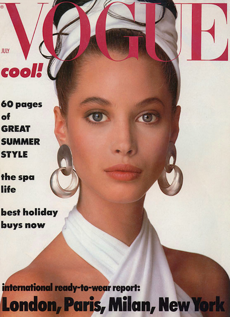 British Vogue Cover July 1986