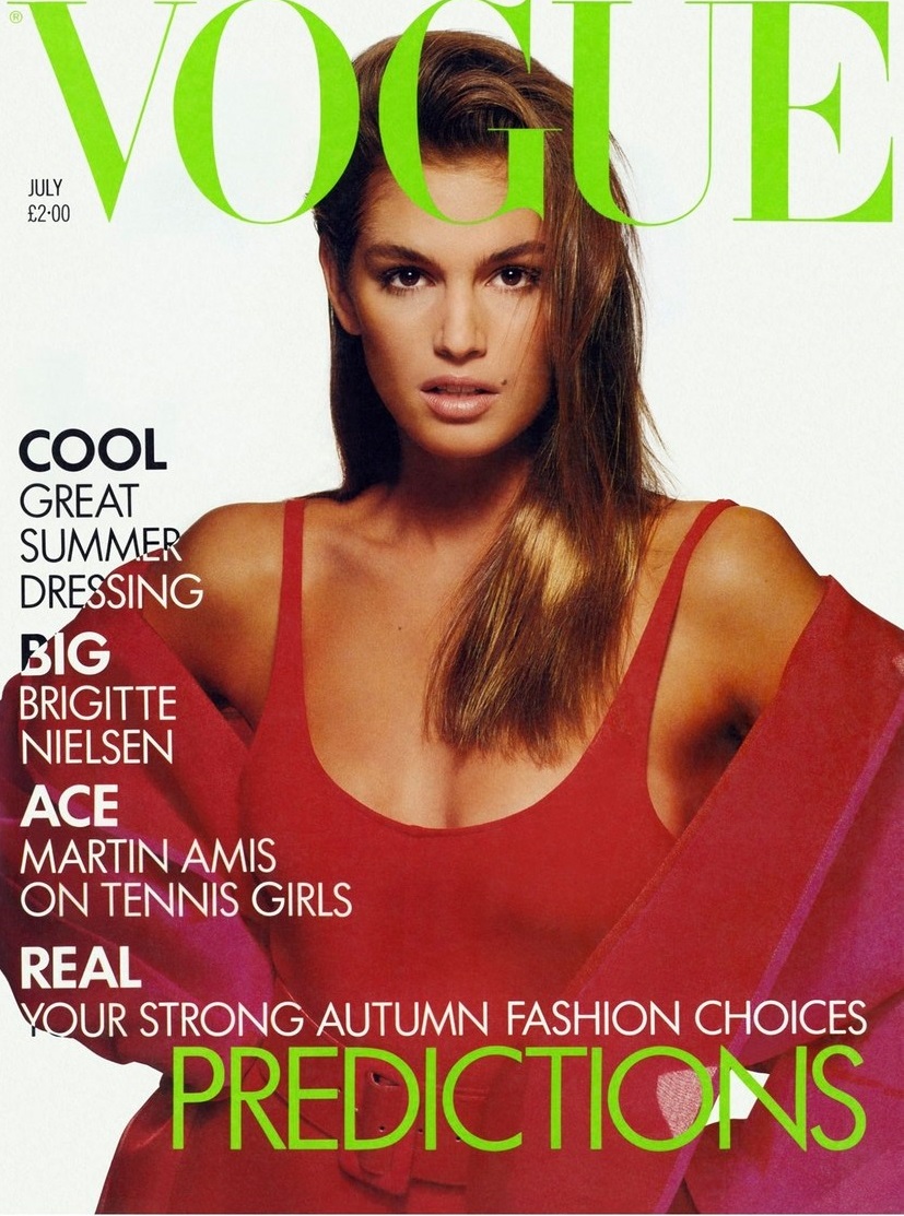 British Vogue Cover July 1988