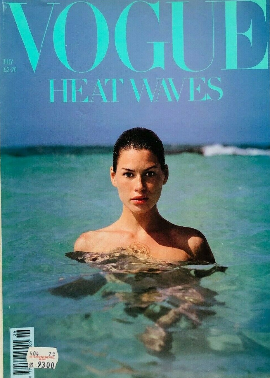 British Vogue Cover July 1989