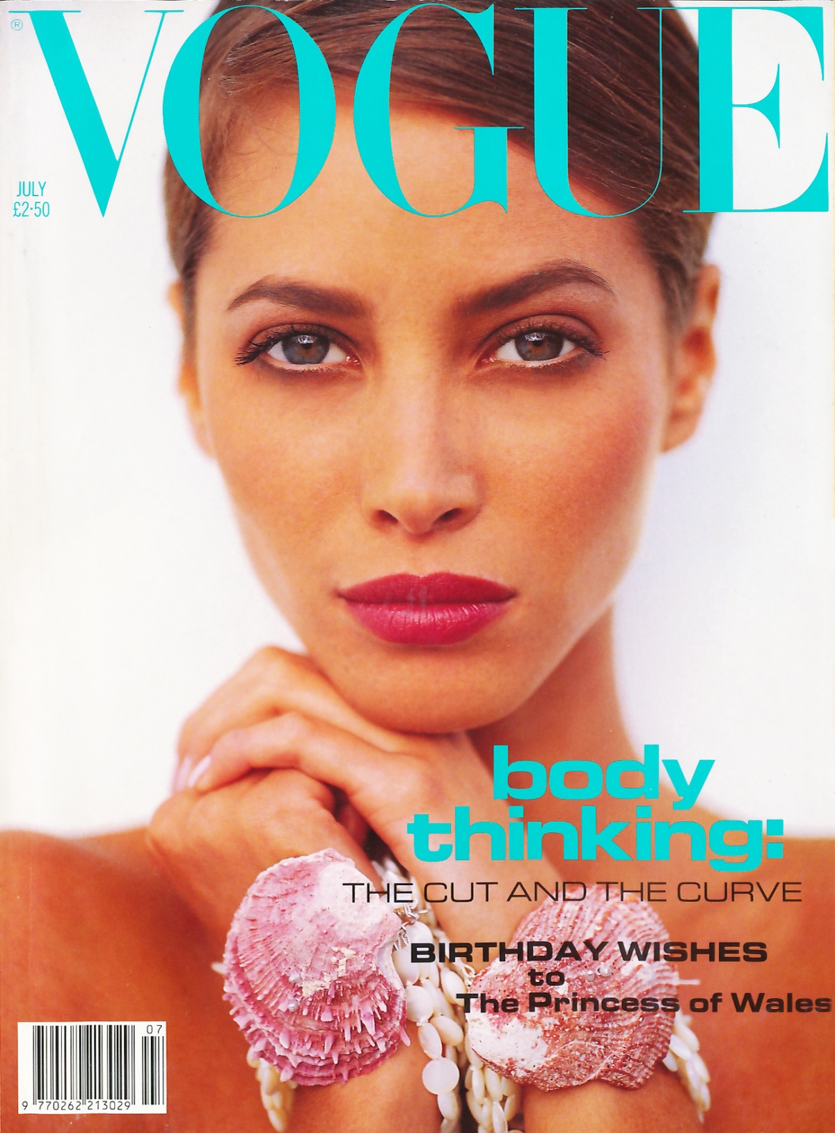 British Vogue Cover July 1991