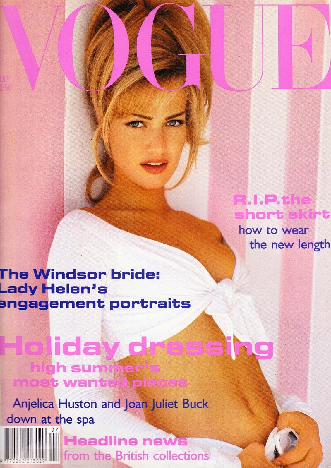 British Vogue Cover July 1992