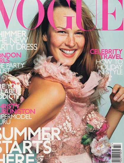 British Vogue Cover July 2000