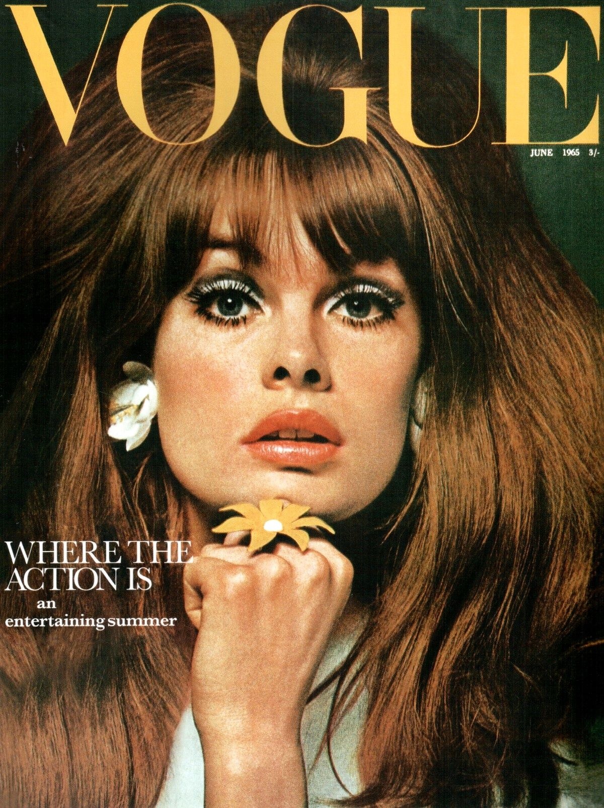 British Vogue Cover June 1965