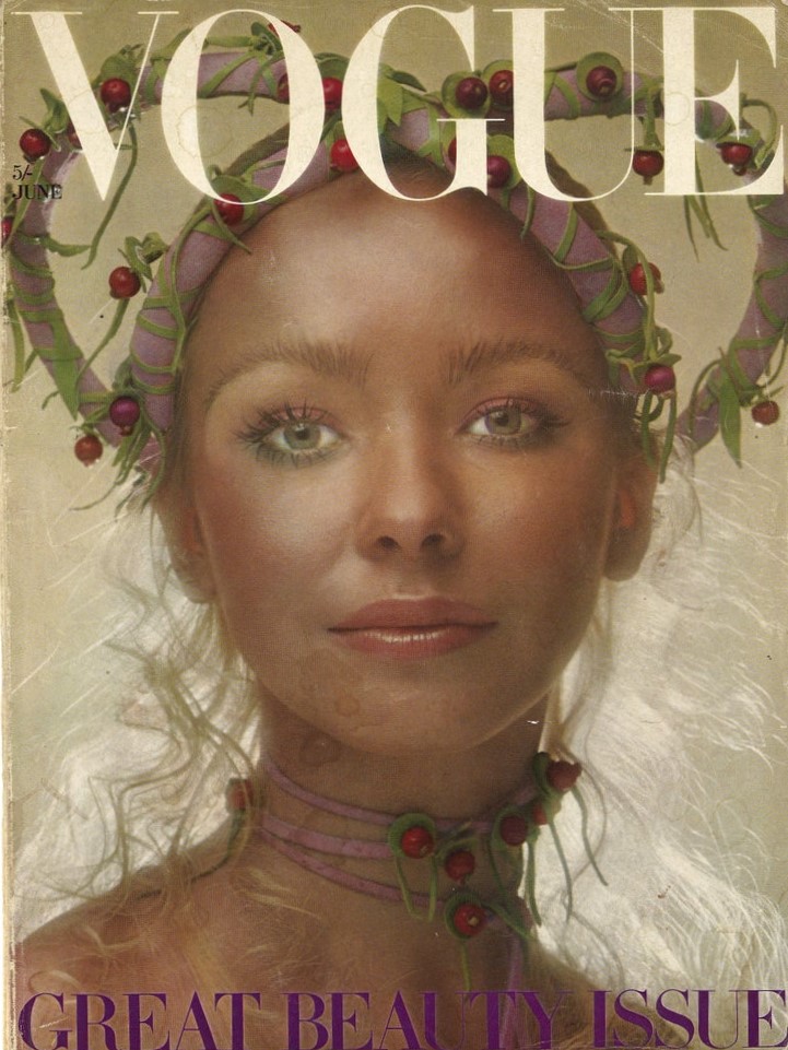 British Vogue Cover June 1970