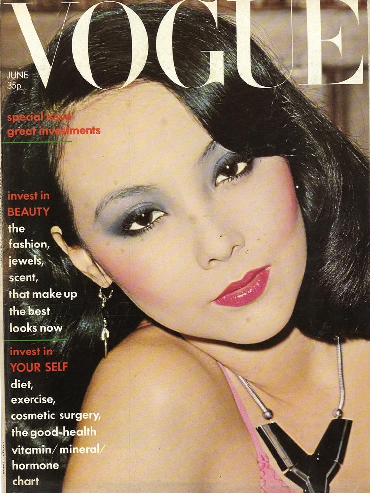 British Vogue Cover June 1974