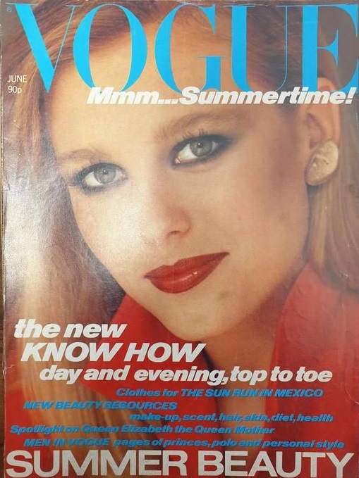 British Vogue Cover June 1980