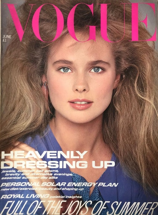 British Vogue Cover June 1981