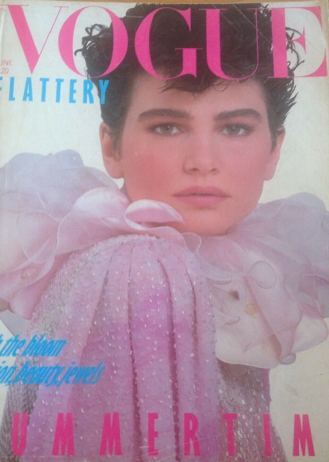 British Vogue Cover June 1982