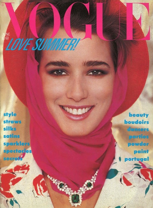 British Vogue Cover June 1984