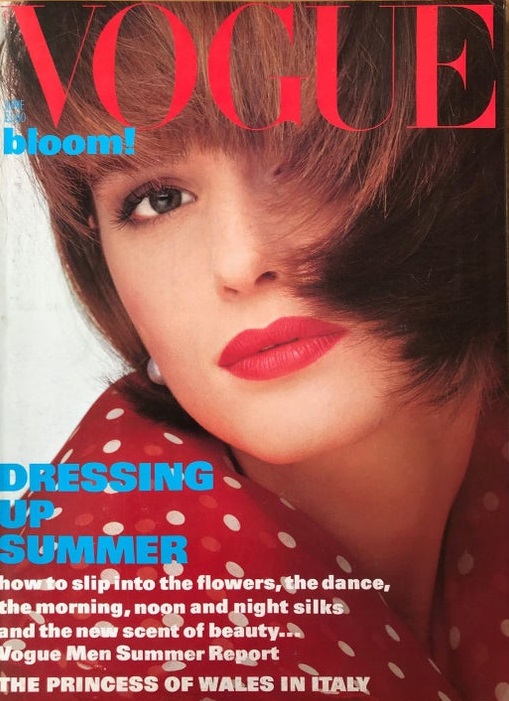 British Vogue Cover June 1985