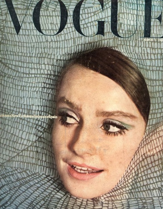 British Vogue Cover March 1965