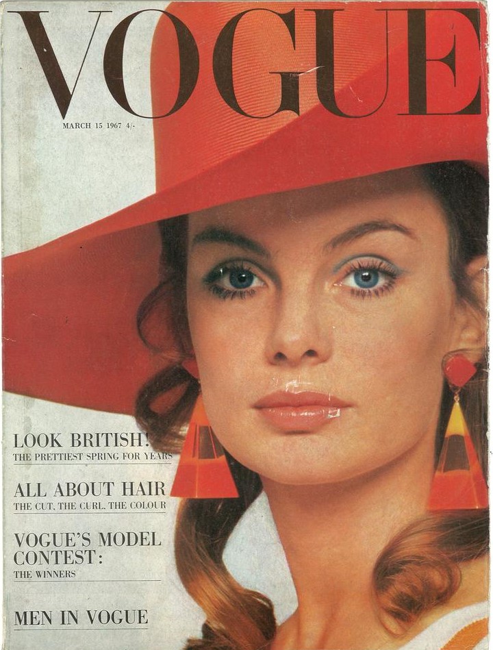 British Vogue Cover March 1967