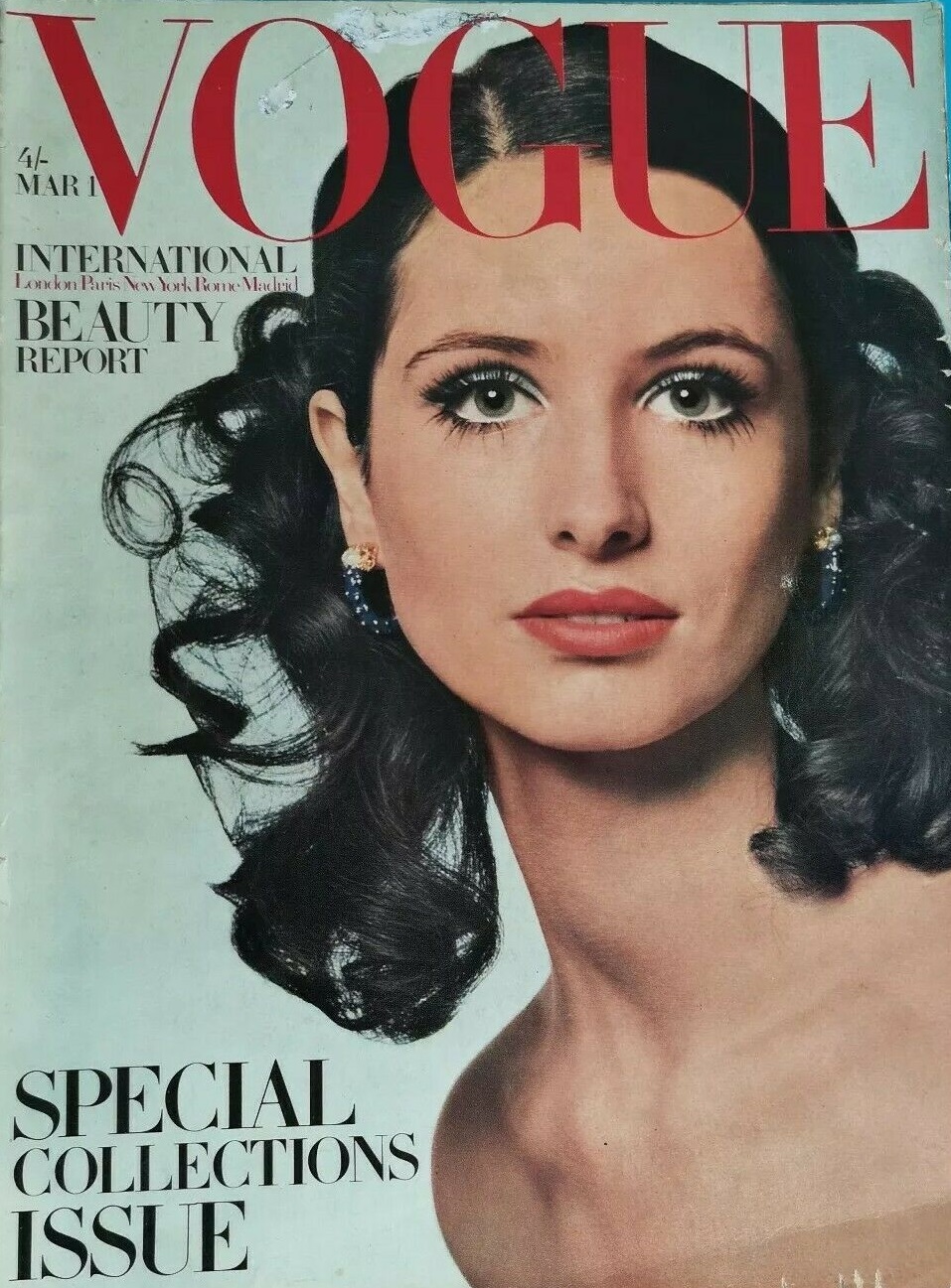 British Vogue Cover March 1968