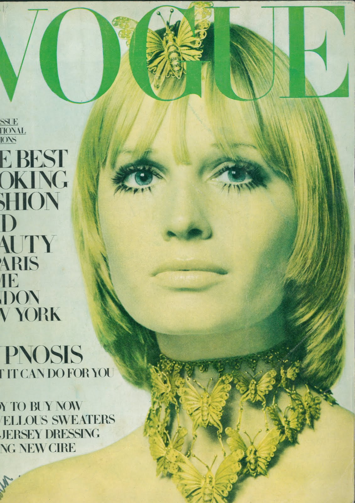 British Vogue Cover March 1969