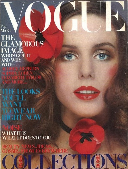 British Vogue Cover March 1971