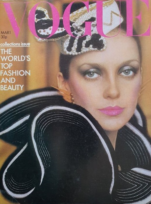 British Vogue Cover March 1973