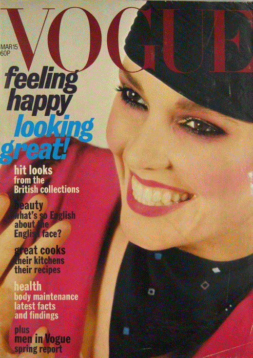 British Vogue Cover March 1977