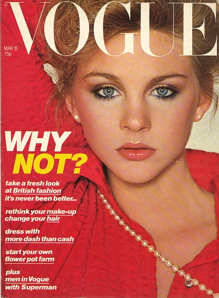 British Vogue Cover March 1978